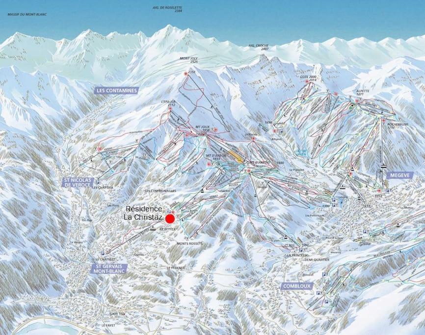 Studio Bettex 4P- Vue Mont-Blanc Saint-Gervais-les-Bains Exterior foto